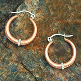 Tribal copper hoops